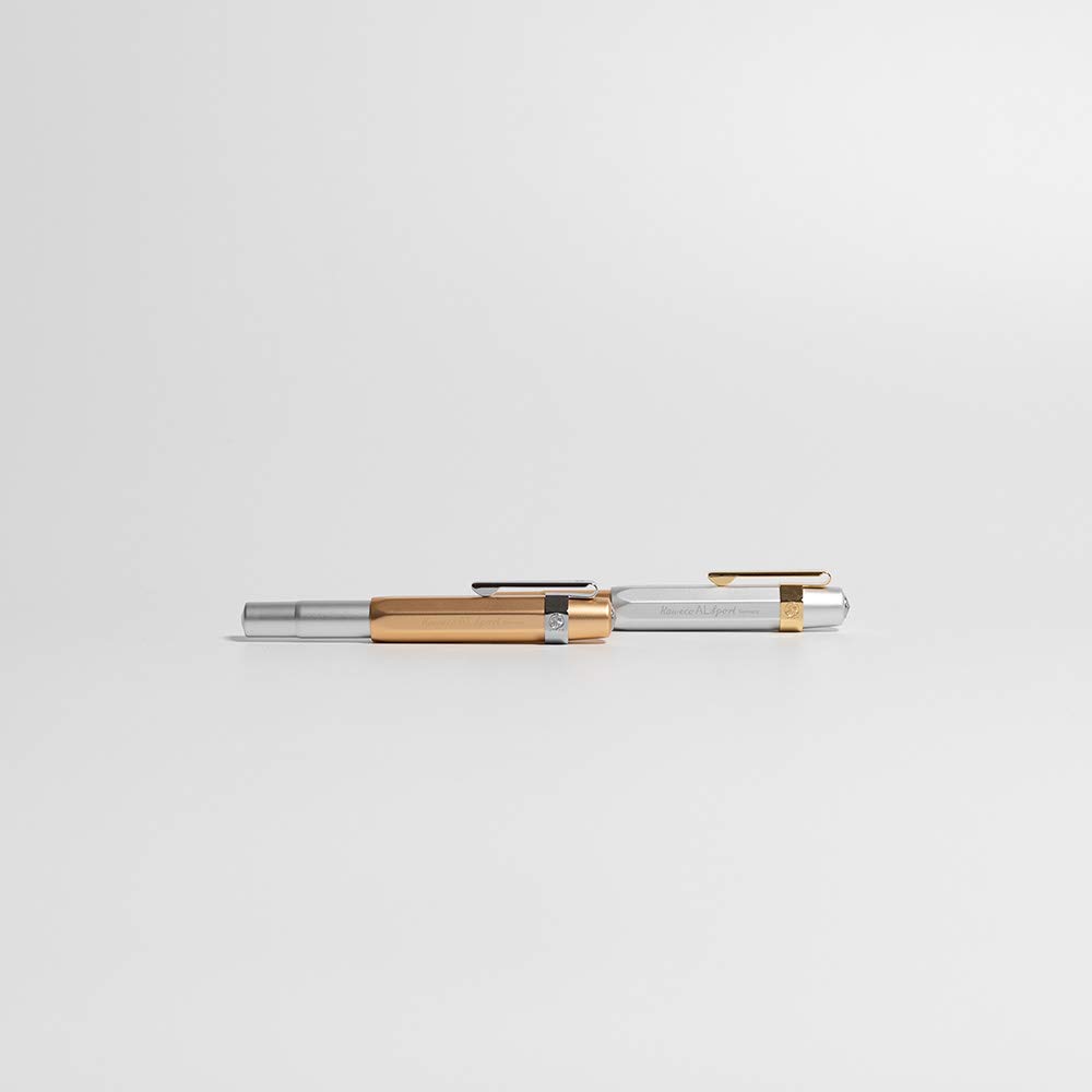 Amazon | Kaweco AL スポーツ 万年筆 ゴールドとシルバー 2本セット F